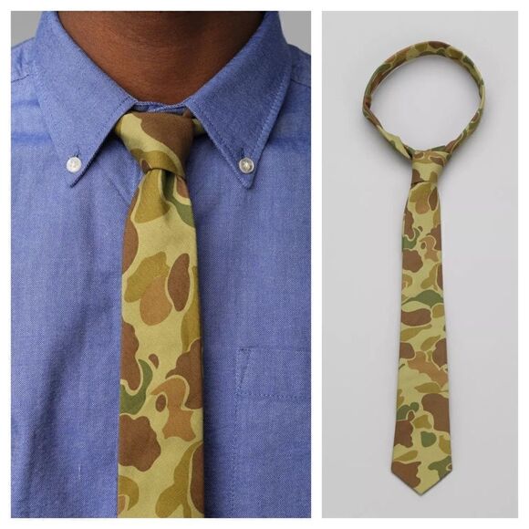 Urban Outfitters Penfield Lawndale Unisex Camo Tie 100% Cotton - Picture 1 of 6